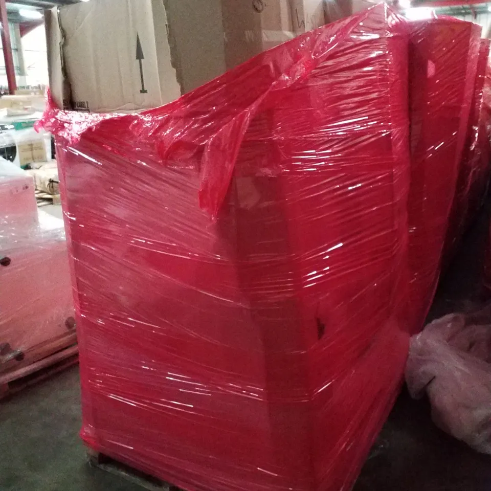 PALLET CONTAINING ASSORTED PRODUCTS INCLUDING AIR FRYERS, METAL BIN, VILLAGE LIGHT UP CHRISTMAS SCENE