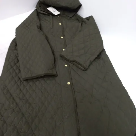 BARBOUR RAVENSDEN QUILTED JACKET – OLIVE, UK 14