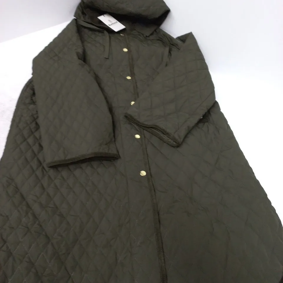 BARBOUR RAVENSDEN QUILTED JACKET – OLIVE, UK 14