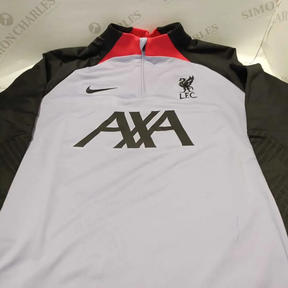 NIKE L.F.C SLIM FIT LONG SLEEVE ZIP SHIRT - SIZE M