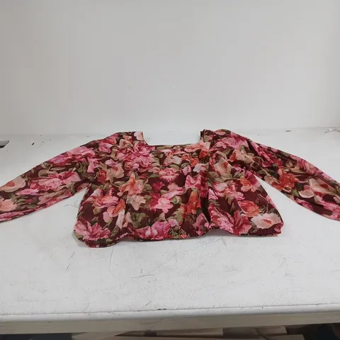 BON PRIX FLORAL PRINT TOP SIZE 16