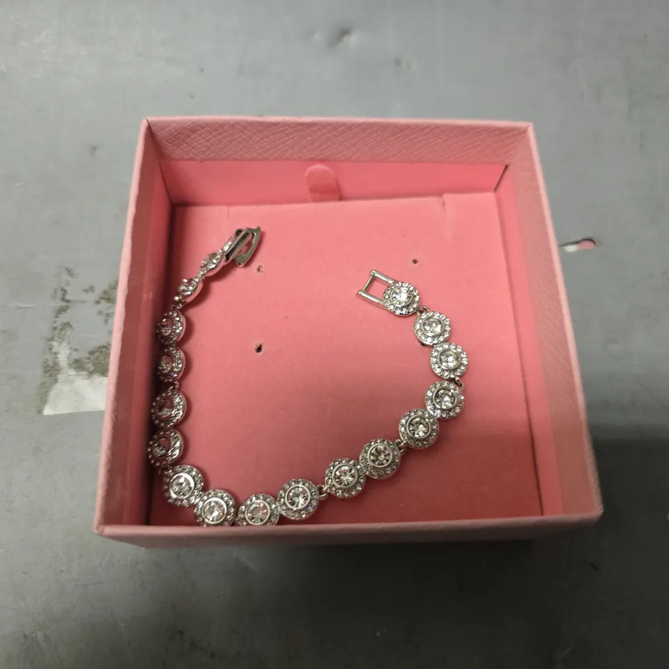 BOXED SWAROVSKI ROUND CUT BRACELET 