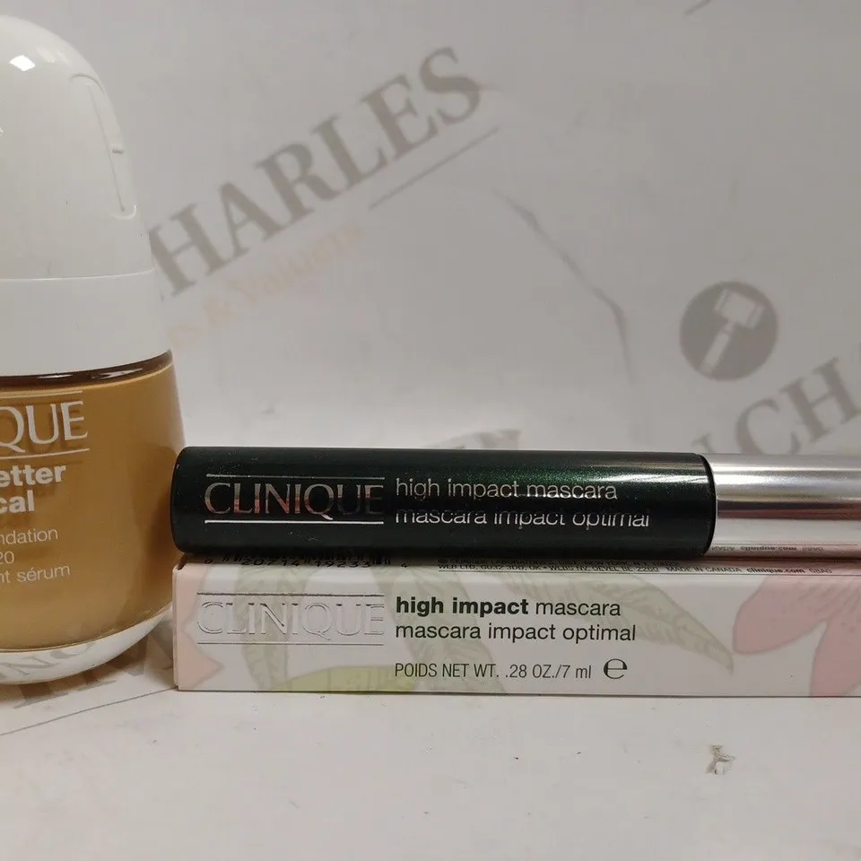 CLINIQUE EVEN BETTER SERUM FOUNDATION (30ML) AND HIGH IMPACT MASCARA