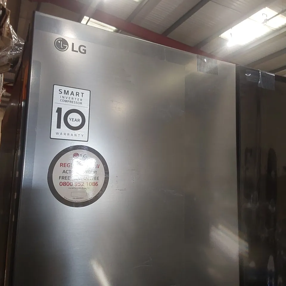 LG INSTAVIEW GSGV81PYLL AMERICAN-STYLE SMART FRIDGE FREEZER - PRIME SILVER
