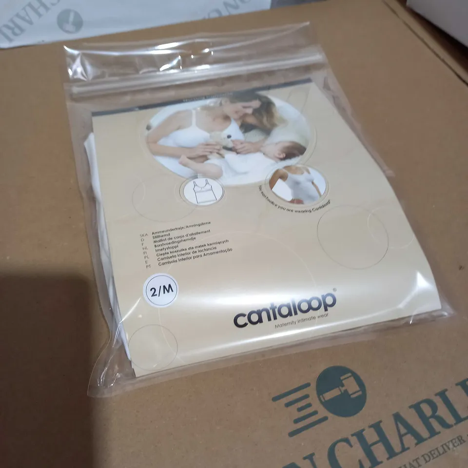 CANTALOOP NURSING CAMISOLE WHITE, MEDIUM APPROX. 10pc