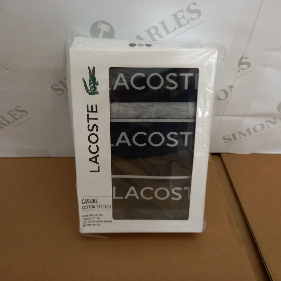 LACOSTE 3-PACK OF BOXERS - L