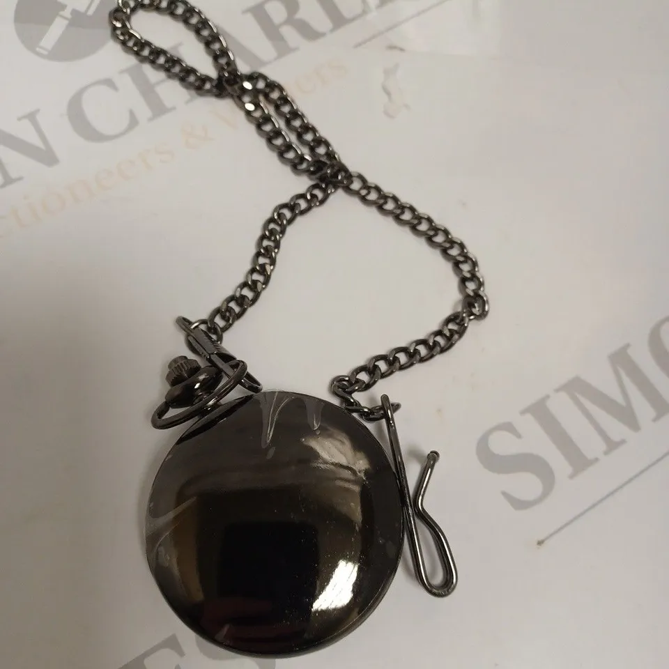 MENS EDISON POCKET WATCH WITH CHAIN 