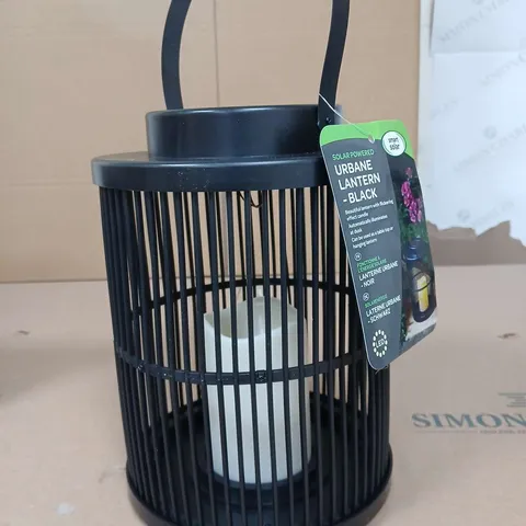 URBANE LANTERN IN BLACK