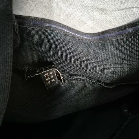 LIPSY WOMEN'S BLACK LONG-SLEEVE DRESS - UK 8