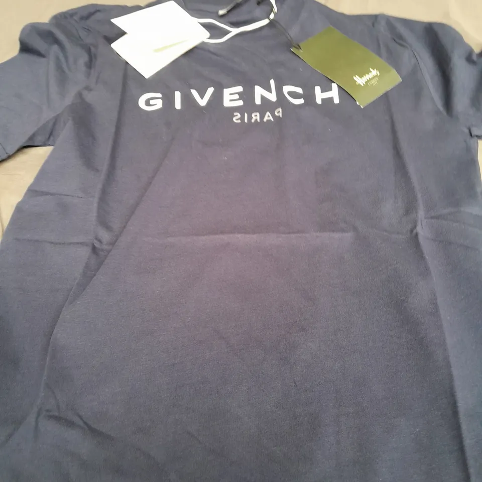 GIVENCHY PARIS LOGO T-SHIRT - SMALL