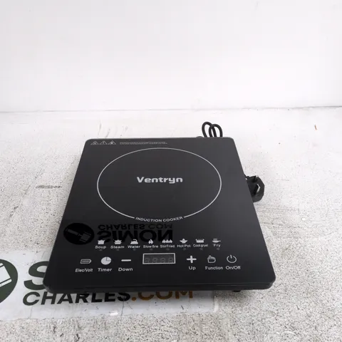 VENTRYN INDUCTION COOKER – PORTABLE BLACK GLASS BOXED