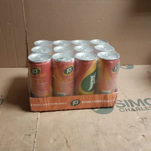 12 X J20 ORANGE AND PASSIONFRUIT STILL 250ML