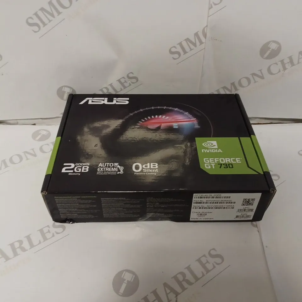 BOX SEALED ASUS NVIDIA GEFORCE GT 730 2GB 