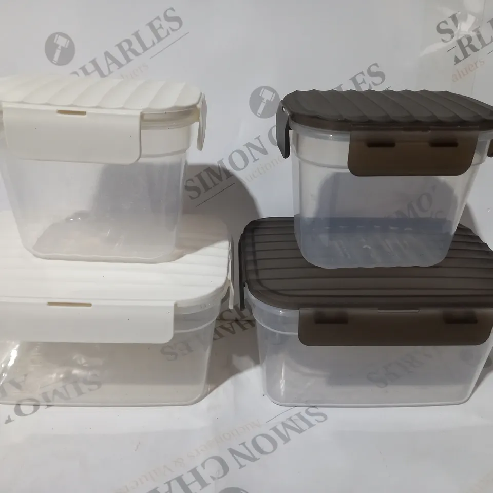 LOCK 'N LOCK SET OF 4 TUPPERWARE STORAGE CONTAINERS