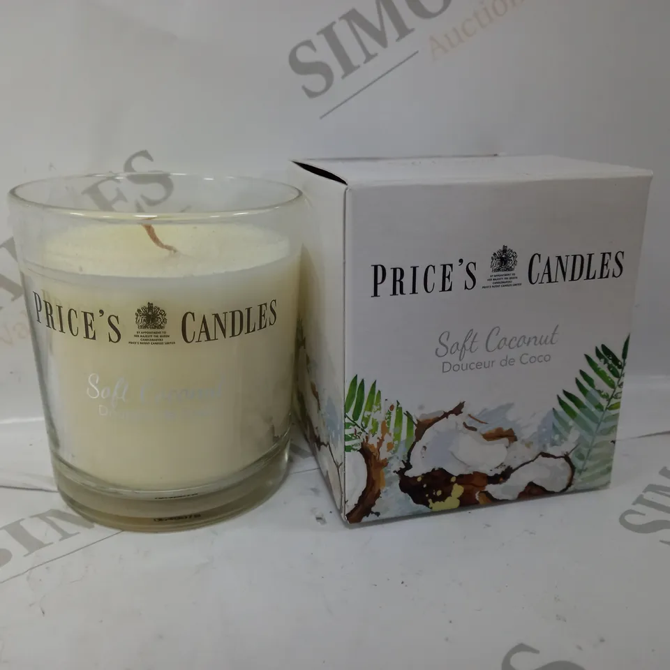 BOXED PRICES CANDLES SOFT COCONUT 