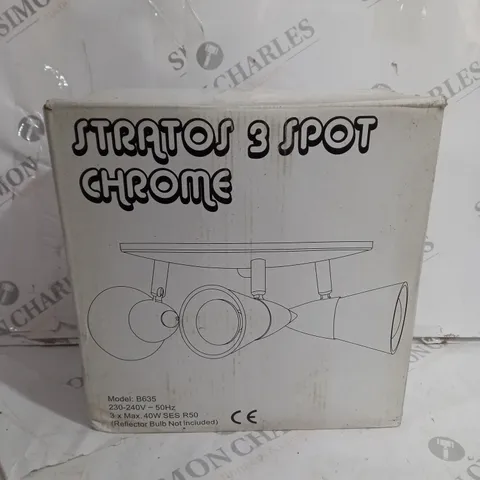 BOXED STRATORS 3 SPOT LIGHT IN CHROME - B635