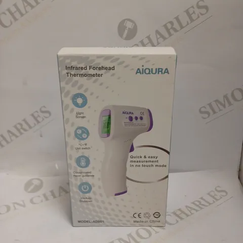 SEALED AIQURA INFRARED FOREHEAD THERMOMETER
