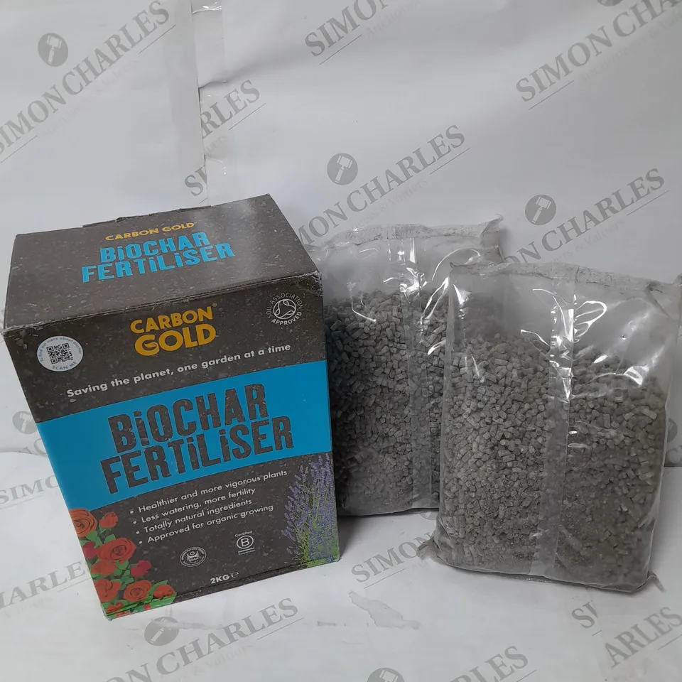 BOXED CARBON GOLD BIOCHAR FERTILISER - 2KG