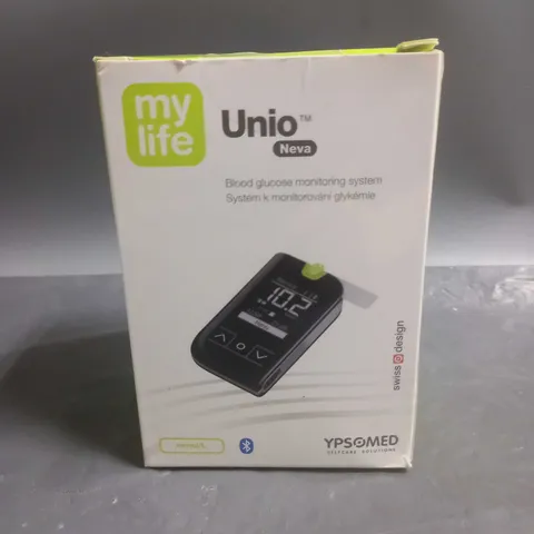 BOXED MYLIFE UNIO NEVA BLOOD GLUCOSE MONITORING SYSTEM