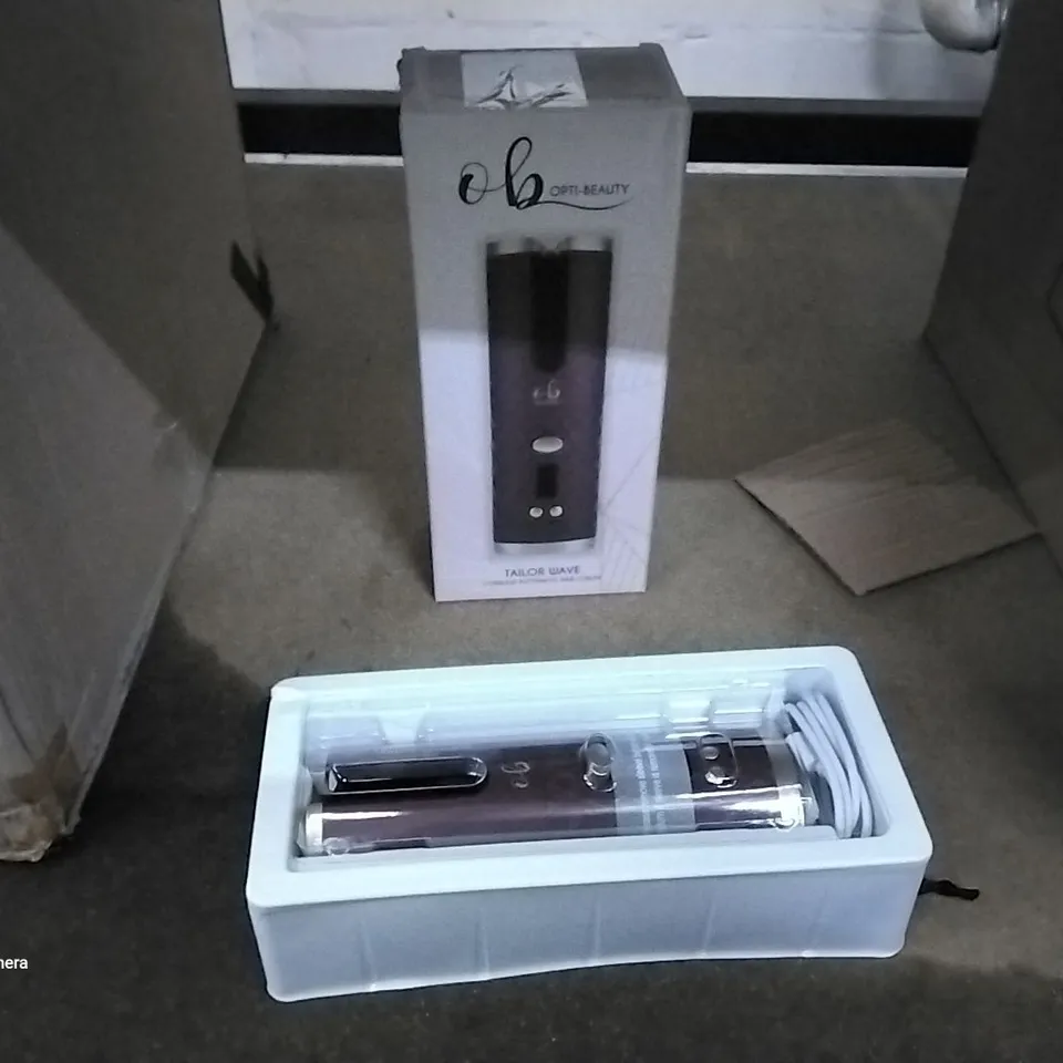 OPTI-BEAUTY TAILOR WAVE CORDLESS HAIR CURLER 