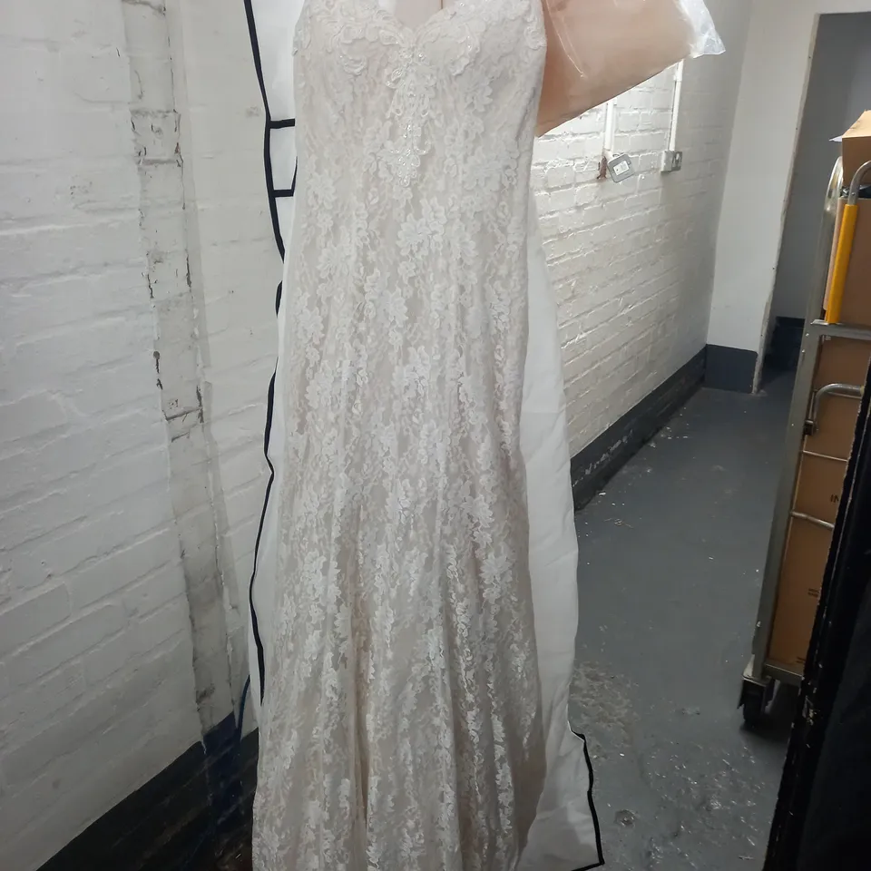 EMBELLISHED BRIDAL DRESS IN IVORY - USA SIZE 10
