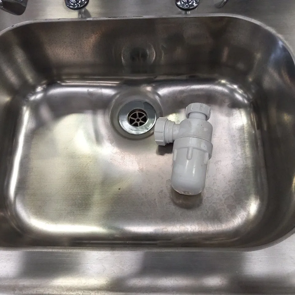 PLAND STAINLESS STEEL 2 TAP HAND WASH STATION