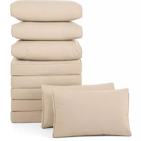 BOXED CORAL BAY 5 SEATER CORNER CUSHION SET