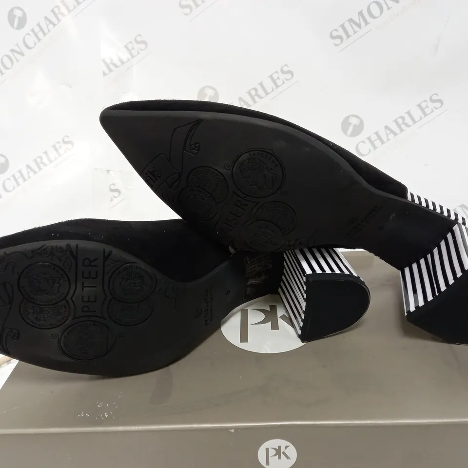 BOXED PAIR OF PETER KAISER HEELED SHOES - 6