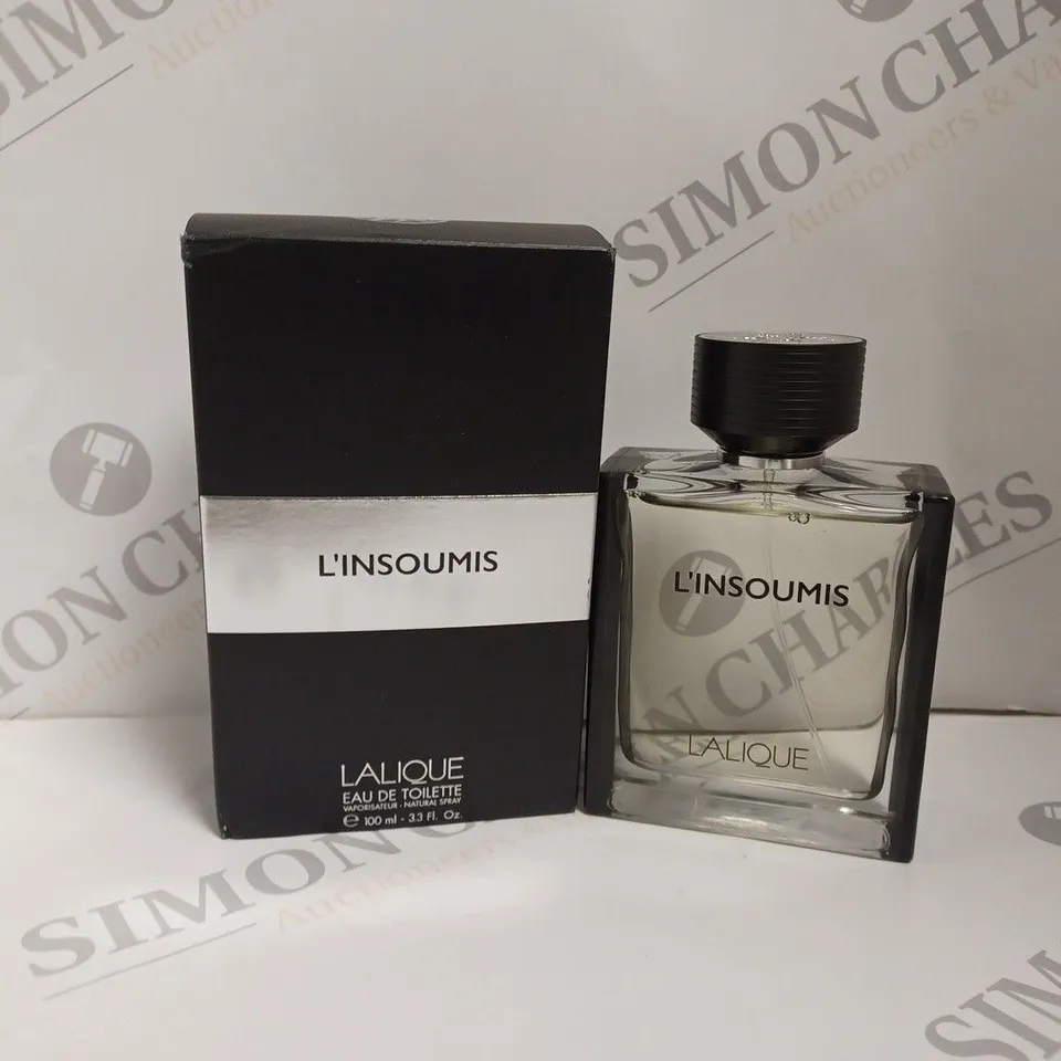 BOXED LALIQUE L'INSOUMIS EAU DE TOILETTE SPRAY - 100ML 