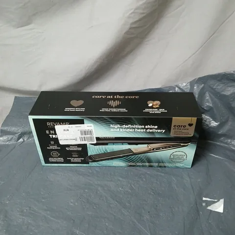 REVAMP ENIGMA TRI CARE CERAMIC INFRARED STRAIGHTENERS BOXED