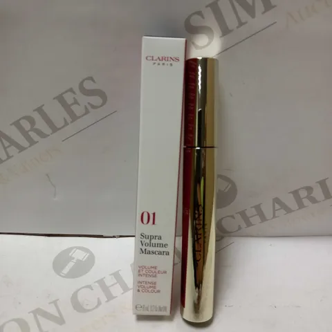 CLARINS SUPRA VOLUME MASCARA 01 INTENSE BLACK
