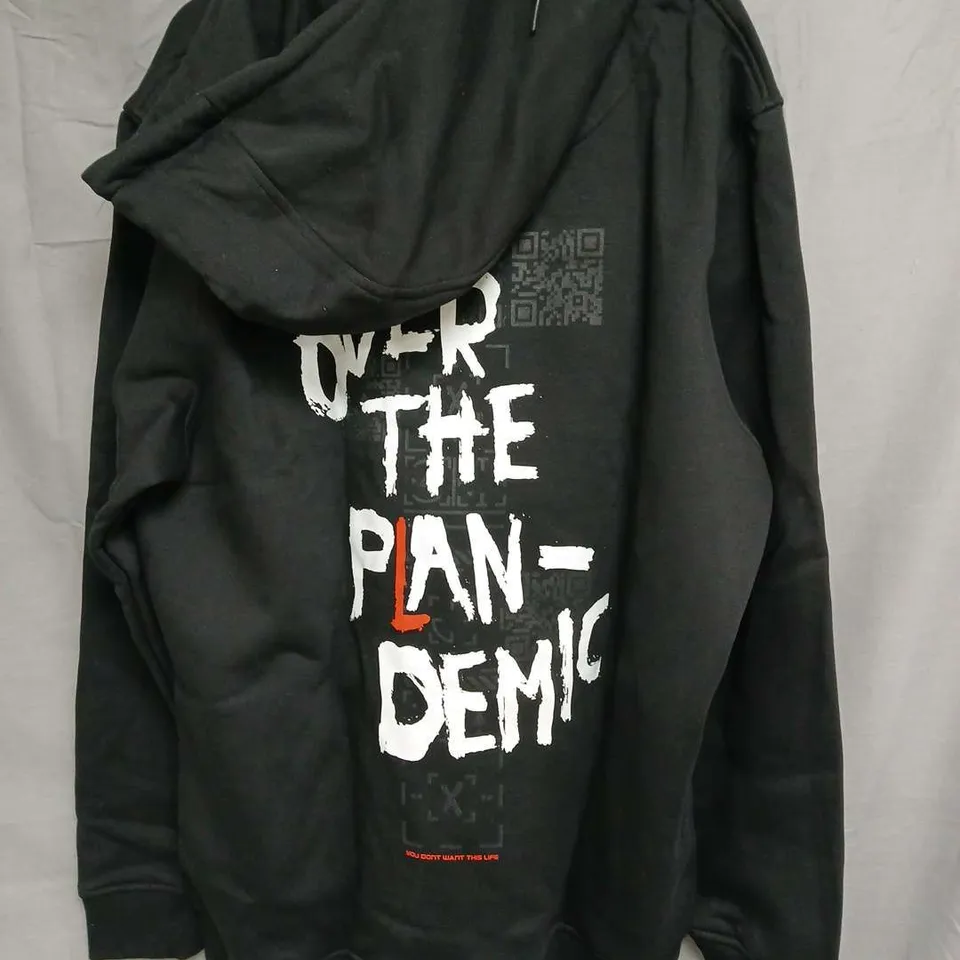 YOU DON'T WANT THIS LIFE PLANDEMIC HOODIE – BLACK, XL