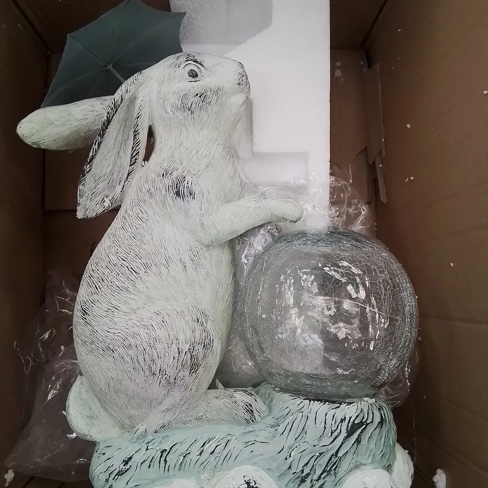 BOXED GARDEN LED BUNNY