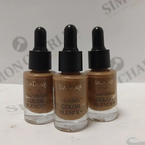 BOX OF APPROX 50 X 15ML ISADORA COLOR BLENDER FOUNDATION #03