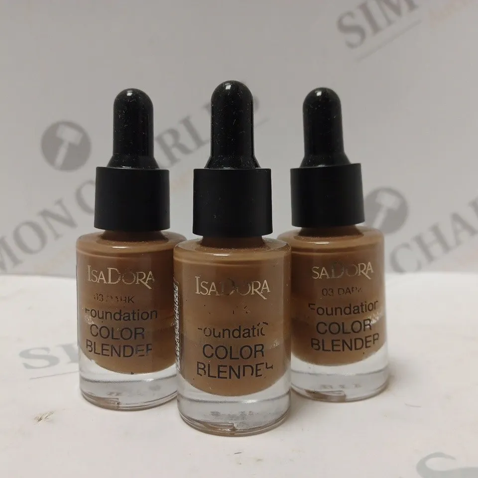 BOX OF APPROX 50 X 15ML ISADORA COLOR BLENDER FOUNDATION #03