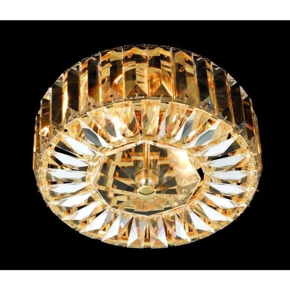 BOXED IMPEX SEVILLE LEAD CRYS IN FLUSH GOLD
