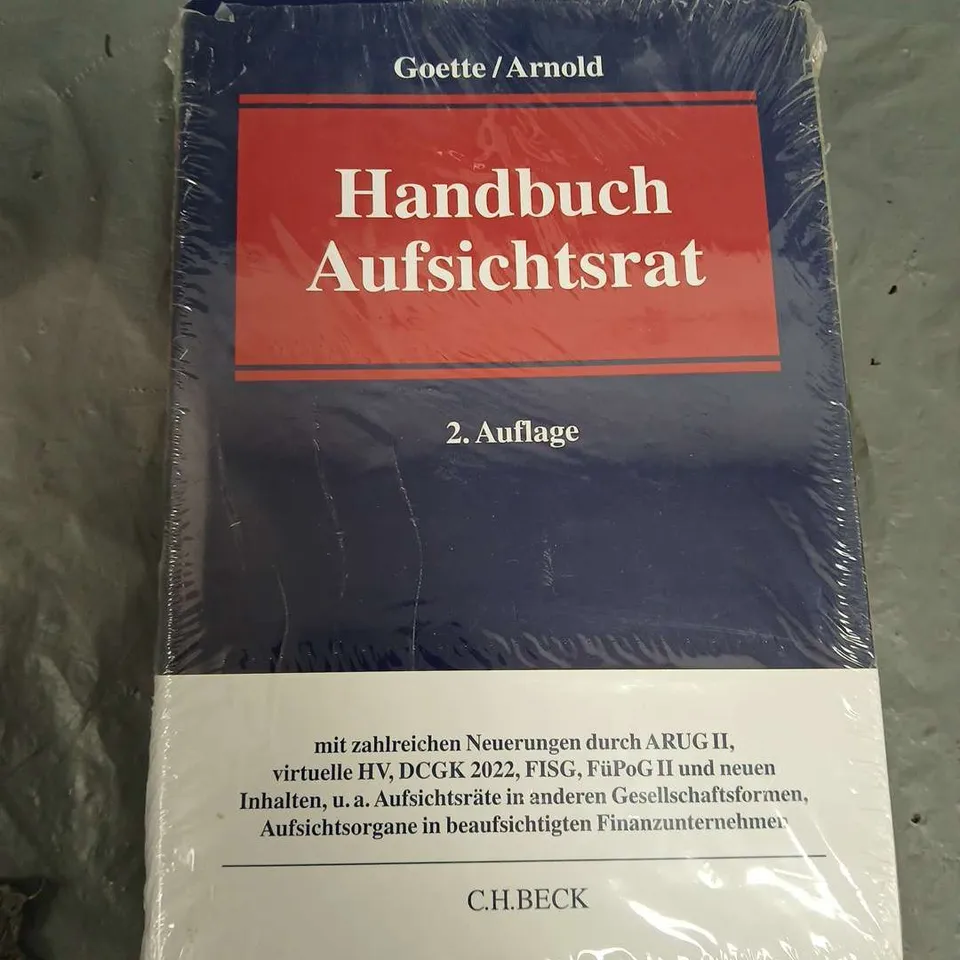 GOETTE/ARNOLD HANDBUCH AUFSICHTSRAT 2.AUFLAGE