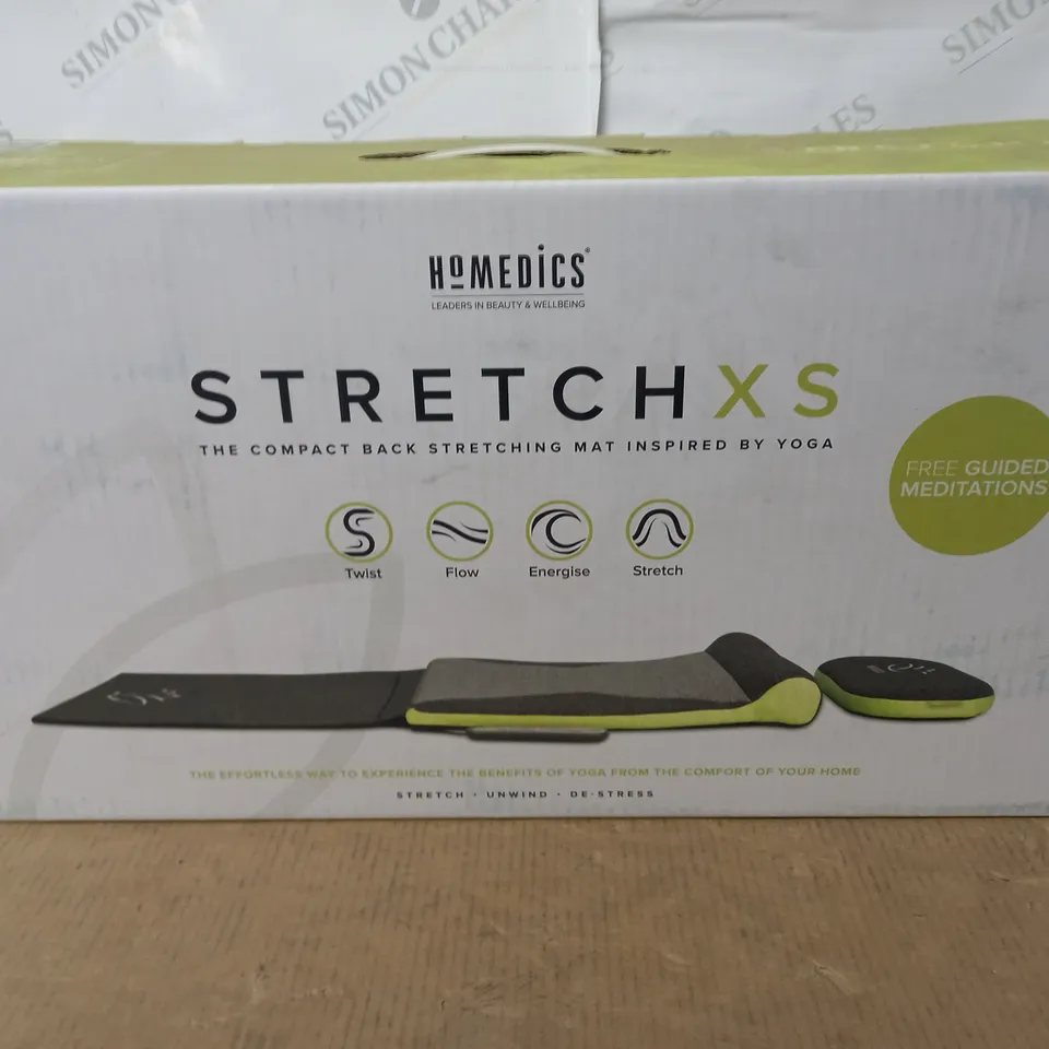 BOXED AS NEW HOMEDICS STRETCH XS BACK STRETCHING MAT