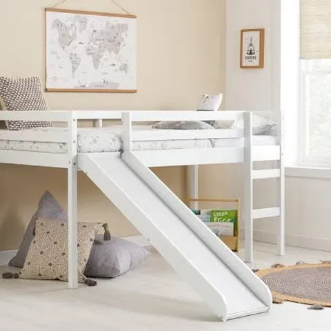 BOXED BIRLEA FRANKIE MIDI SLEEPER WITH SLIDE - WHITE (1 BOX)