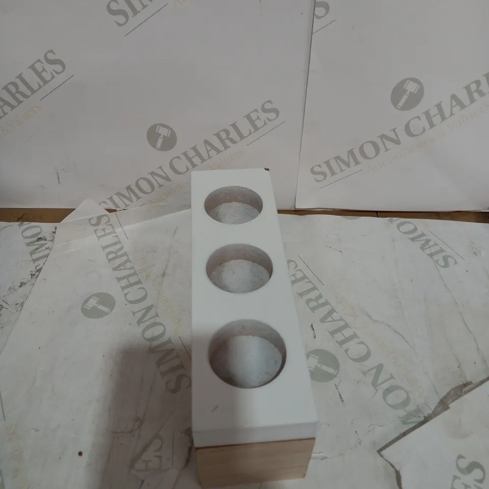 WOODEN TEALIGHT BOX RRP £18