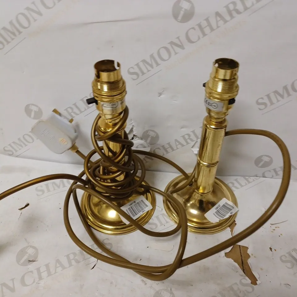 LOT OF 2 DESK LAMP BASES