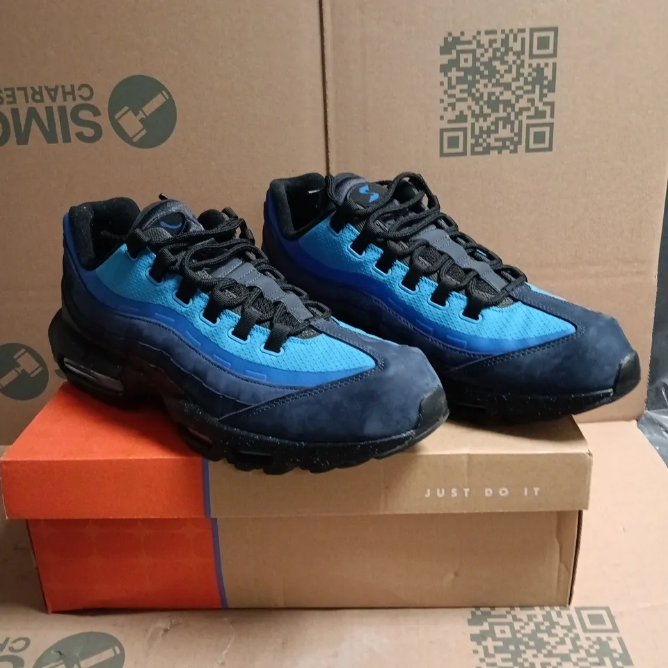NIKE AIR MAX 95 SP TRAINERS – UK 14 – BLUE/BLACK