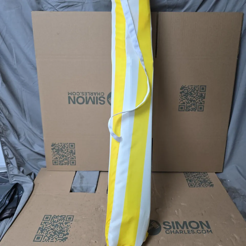 MULTI-PURPOSE ADJUSTABLE PARASOL WITH CARRY BAG SIZE 170 CM - YELLOW