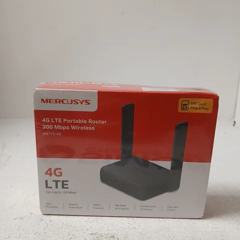 MERCUSYS 4G LTE PORTABLE ROUTER MB113-4G – 300 MBPS WIRELESS