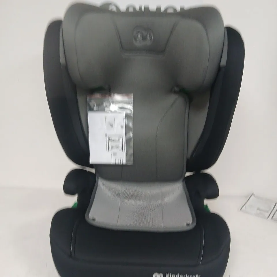 KINDERKRAFT BABY CAR SEAT – GREY/BLACK