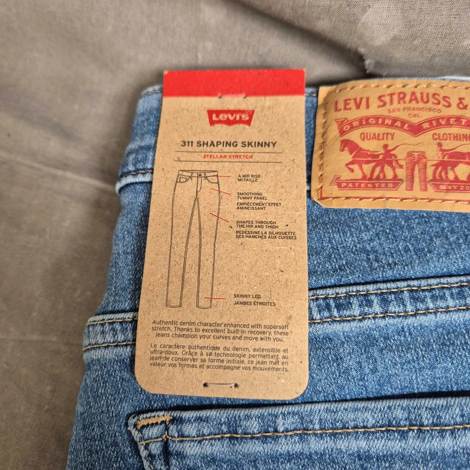 LEVI'S 311 SHAPING SKINNY JEANS – BLUE DENIM 29W 30L