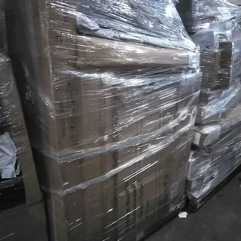 PALLET OF HOUSEHOLD ITEMS TO INCLUDE ELLIPTICAL MACHINE, VACUUM HEAD, VACUUM CLEANER AND OTHER ASSORTED ITEMS...