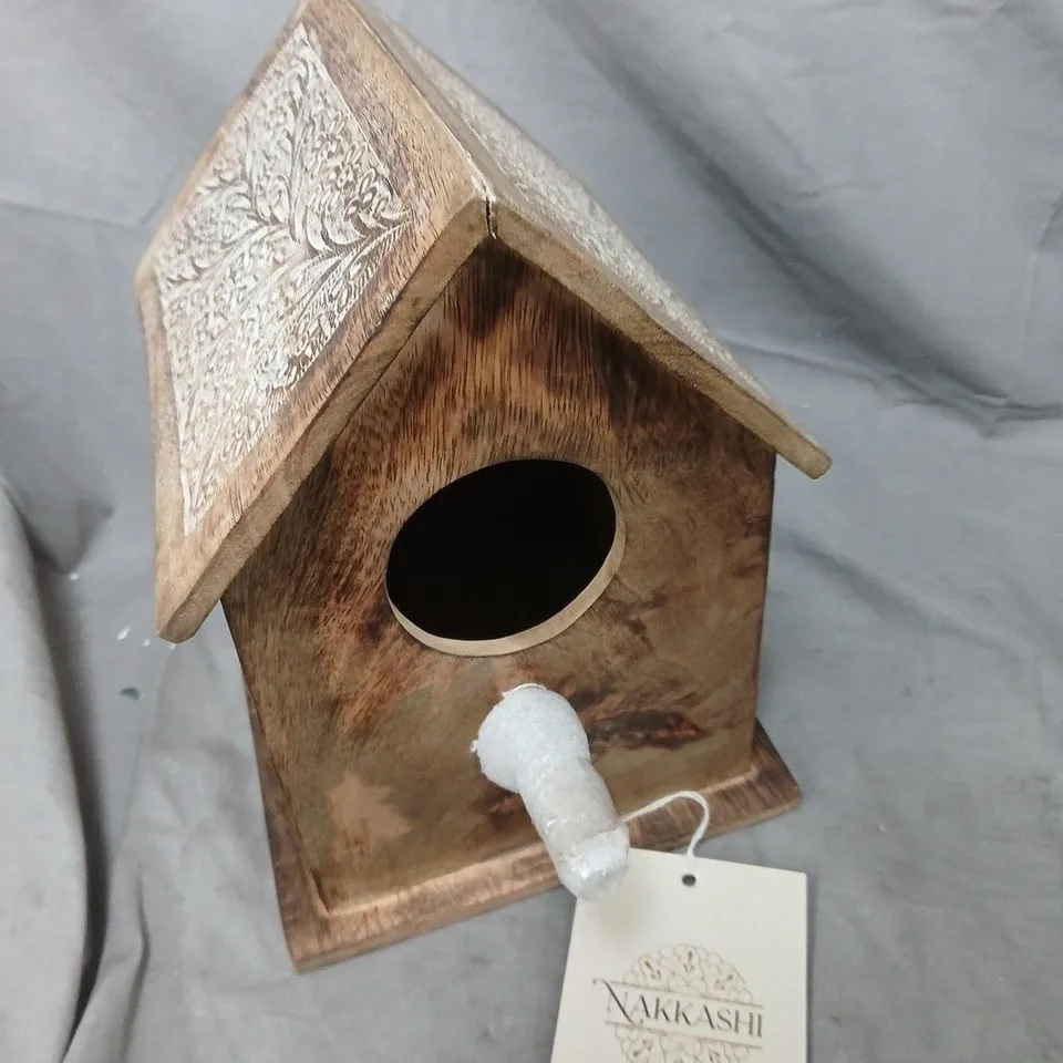 NAKKASHI WOODEN BIRD HOUSE
