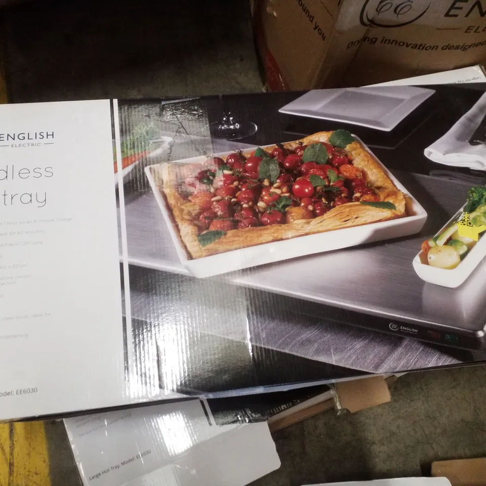 BOXED ENGLISH ELECTRIC LARGE HOT TRAY EE6030
