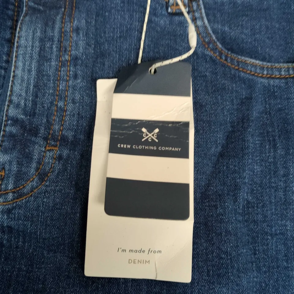 CREW CLOTHING MIA DENIM MIDI SKIRT – WOMEN’S DENIM SKIRT, UK SIZE 14